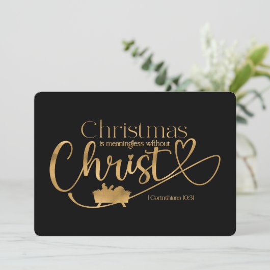 WEIHNACHTSMASSNAHMEN SIND OHNE CHRISTTISTISCHE URL (Stehend Vorderseite)