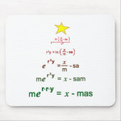 Weihnachtsmathe Mousepad (Vorne)