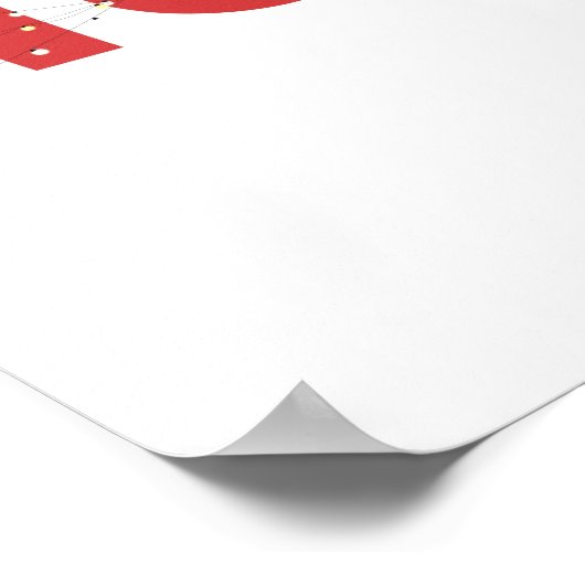 Weihnachtsmathematik Nerd HOHOHOHO Weihnachtsbeleu Poster (Ecke)