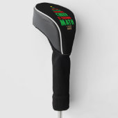 Weihnachtsmathematikerin Golf Headcover (angewinkelt)