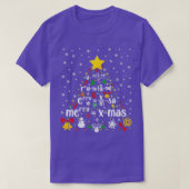 Weihnachtsmathematikprofessor xmas Mathematiker Ma T-Shirt (Design vorne)