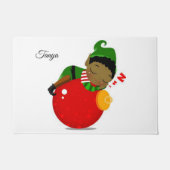 Weihnachtsmatte, Afrikanischer Elf Fußmatte (Vorderseite)