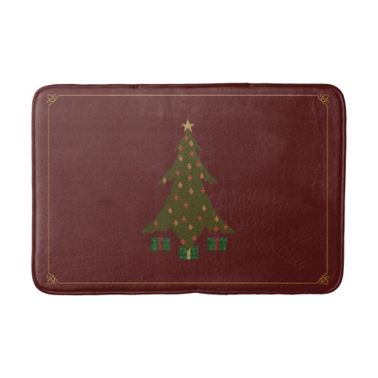 Weihnachtsmatte Badematte (Vorderseite)