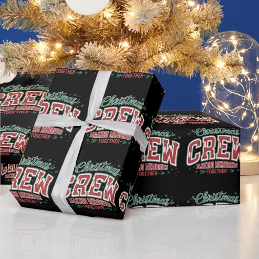 Weihnachtsmatte Crew Erinnerungen machen Geschenkpapier (Feiertage)