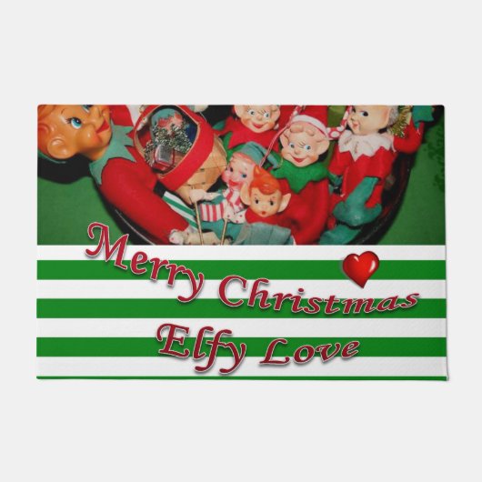 Weihnachtsmatte, Elf Fußmatte (Vorderseite)