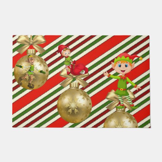 Weihnachtsmatte, Elf Fußmatte (Vorderseite)