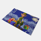 Weihnachtsmatte, Elf Fußmatte (Schrägansicht)