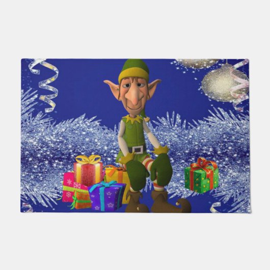 Weihnachtsmatte, Elf Fußmatte (Vorderseite)