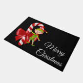Weihnachtsmatte, Elf Fußmatte (Schrägansicht)