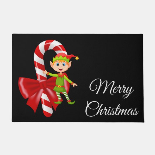 Weihnachtsmatte, Elf Fußmatte (Vorderseite)