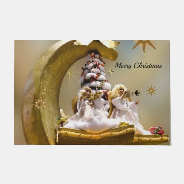 Weihnachtsmatte, Engel Fußmatte (Vorderseite)