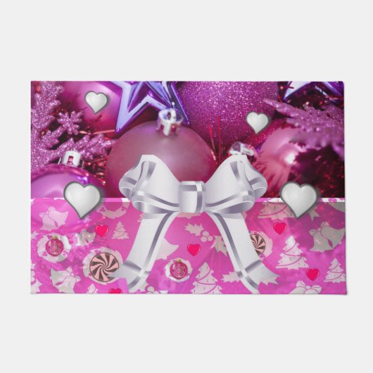 Weihnachtsmatte Fußmatte (Vorderseite)