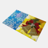 Weihnachtsmatte Fußmatte (Schrägansicht)