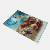 Weihnachtsmatte Fußmatte (Schrägansicht)