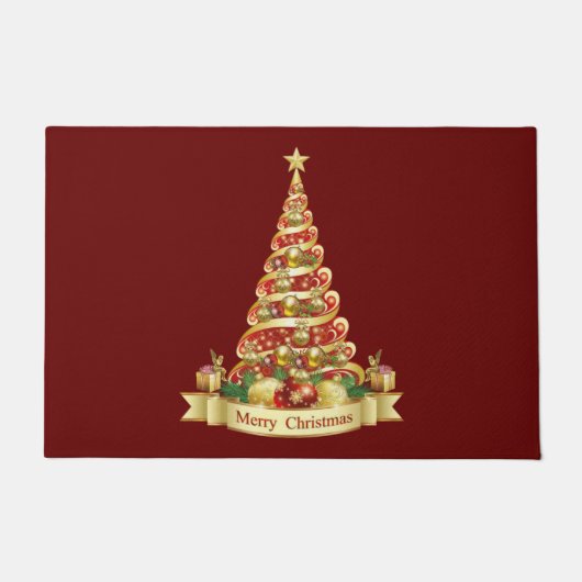 Weihnachtsmatte Fußmatte (Vorderseite)