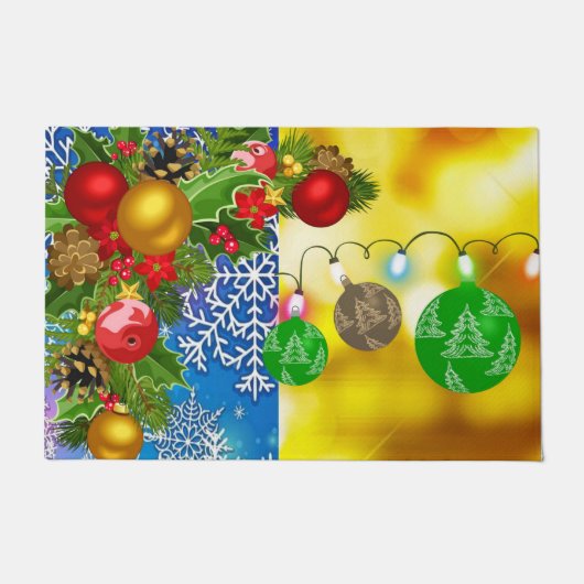 Weihnachtsmatte Fußmatte (Vorderseite)