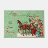 Weihnachtsmatte Fußmatte (Vorderseite)