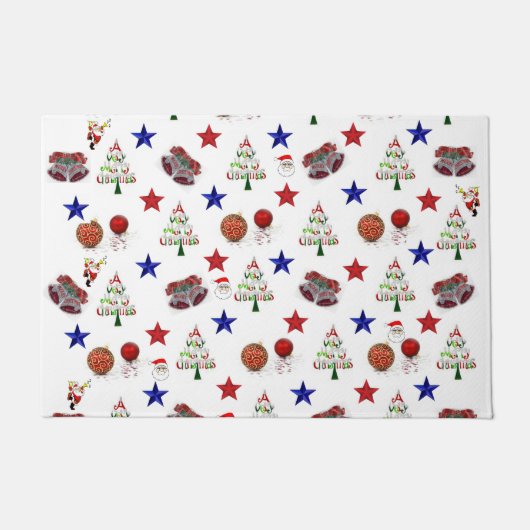 Weihnachtsmatte Fußmatte (Vorderseite)