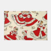 Weihnachtsmatte, Vintag Fußmatte (Vorderseite)