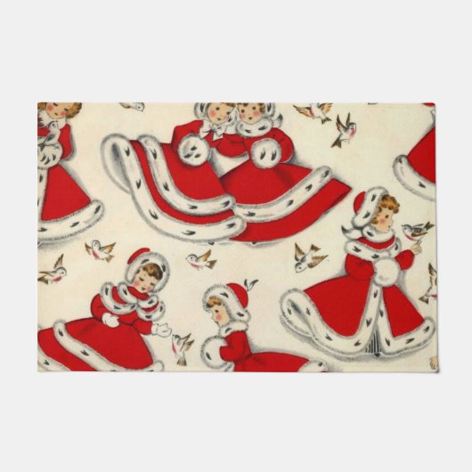 Weihnachtsmatte, Vintag Fußmatte (Vorderseite)