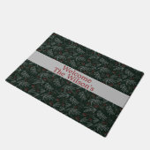 Weihnachtsmatte Vintager Text anzeigen Fußmatte (Schrägansicht)