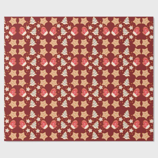 Weihnachtsmatte Warpping Paper Geschenkpapier (Flach)