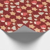 Weihnachtsmatte Warpping Paper Geschenkpapier (Ecke)