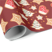 Weihnachtsmatte Warpping Paper Geschenkpapier (Rolleneckpunkt)