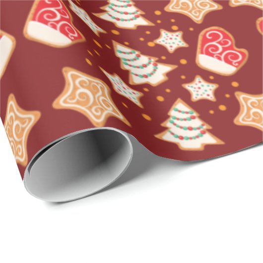Weihnachtsmatte Warpping Paper Geschenkpapier (Rolleneckpunkt)