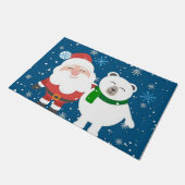 Weihnachtsmatte, Weihnachten Fußmatte (Schrägansicht)