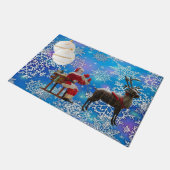 Weihnachtsmatte, Weihnachten Fußmatte (Schrägansicht)