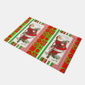 Weihnachtsmatte, Weihnachten Fußmatte (Schrägansicht)