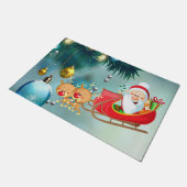 Weihnachtsmatte, Weihnachten Fußmatte (Schrägansicht)