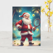 Weihnachtsmatte - Weihnachtskarte für Tennis Karte (Gelbe Blume)