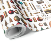 Weihnachtsmatte Wrapping Paper Geschenkpapier (Rolleneckpunkt)