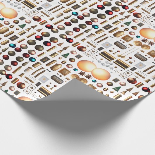 Weihnachtsmatte Wrapping Paper Geschenkpapier (Ecke)