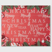 Weihnachtsmatte Wrapping Paper Geschenkpapier (Flach)