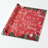 Weihnachtsmatte Wrapping Paper Geschenkpapier (Ungerollt)