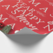 Weihnachtsmatte Wrapping Paper Geschenkpapier (Ecke)
