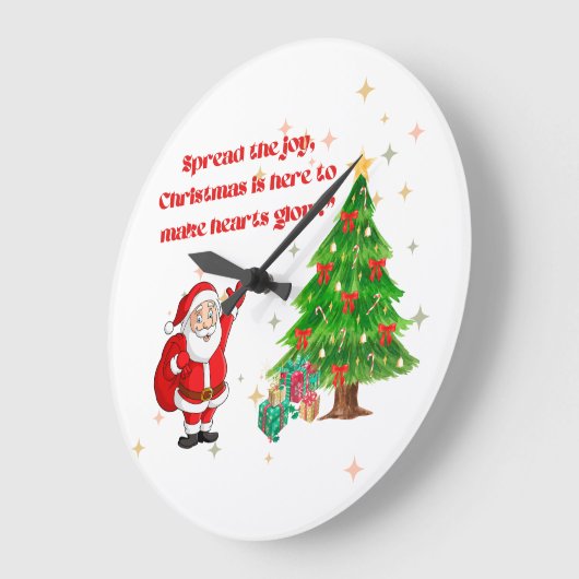 Weihnachtsmauer Große Wanduhr (Winkel)