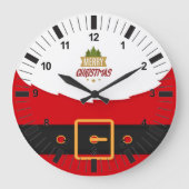 Weihnachtsmauer Große Wanduhr (Vorderseite)