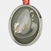 Weihnachtsmaus (1 Seite) Ornament Aus Metall (Links)