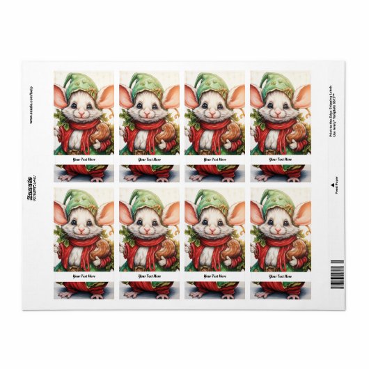 Weihnachtsmaus 46 Ihr Text hier (Vorne)