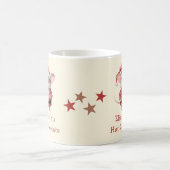 Weihnachtsmaus Braun-Schokolade-Tasse Kaffeetasse (Mittel)