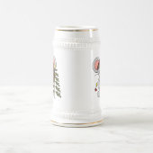 Weihnachtsmaus, die Baum verziert Bierglas (Mittel)