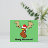 Weihnachtsmaus Feiertagskarte (Stehend Vorderseite)