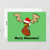 Weihnachtsmaus Feiertagskarte (Vorne/Hinten)