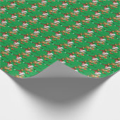 Weihnachtsmaus Geschenkpapier (Ecke)