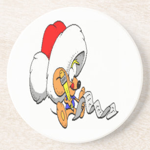 Weihnachtsmaus Getränkeuntersetzer