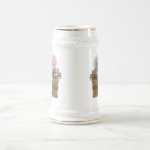 Weihnachtsmaus im Korb Bierglas (Mittel)